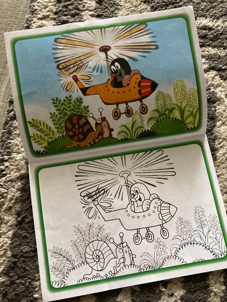 Krtek omaľovánky 3ks, 