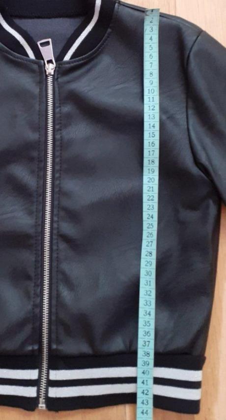 Koženková bunda veľkosť 122-128, 122