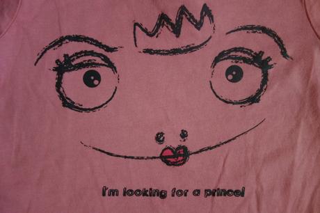 Ružové tričko žabia princezná, 104