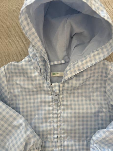 Krásna babyblue bundička benetton, benetton,68