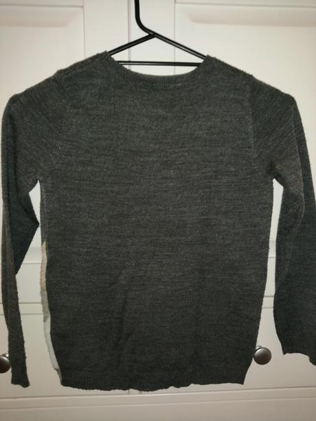 Pulovrík so sovičkou, mačičková čiapočka, h&m,122