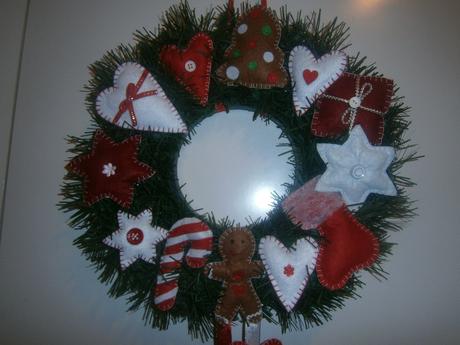 Adventný veniec - ručná práca,