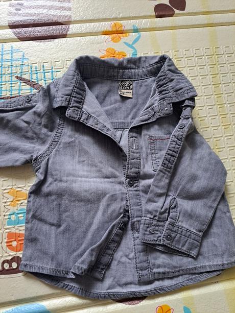 Krásna riflova košieľka 68cm, 68