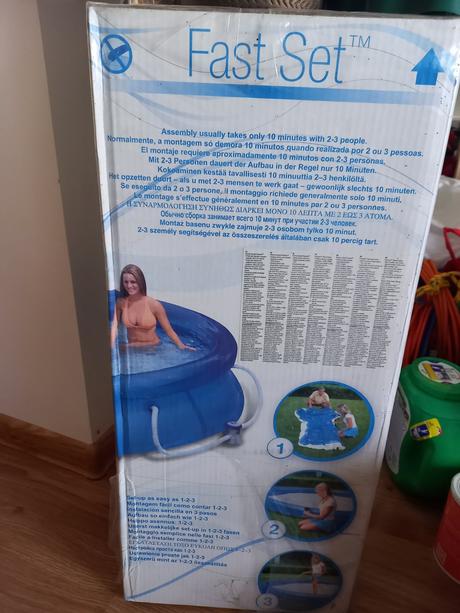 Nový bazén bestway fast set 366 x 76 cm,