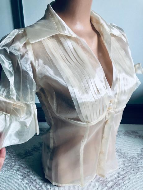 Bluzka s puff rukavmi, m