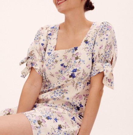 Dámske ľanové šaty, veľ. l, l