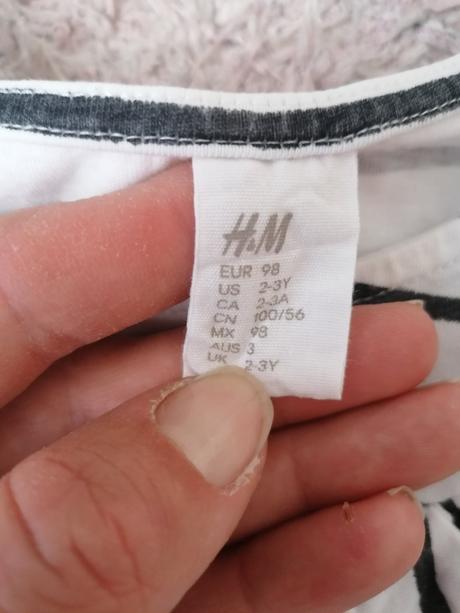 Tričko s volanom h&m, h&m,98