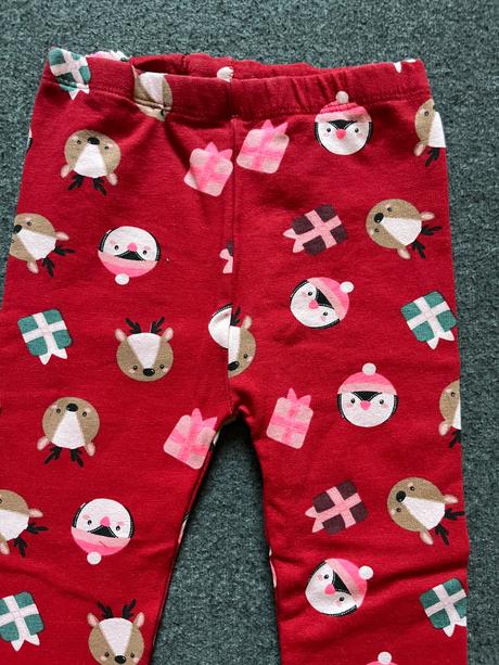 Vianočný set mikina a zateplene leginy, pepco,98