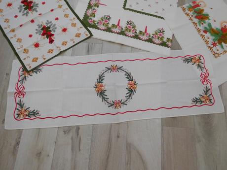 Vianočné obrusy retro, 