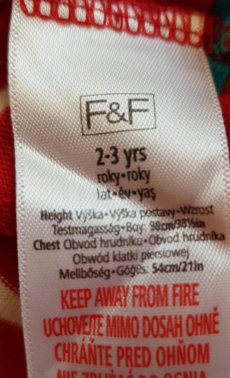 Tričko s dlhým rukávom, f&f,98