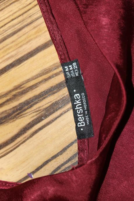 Saténový top bershka v. m, bershka,m