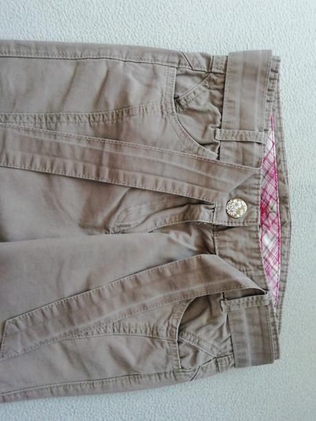Dievčenské hnedé nohavice., yigga,140