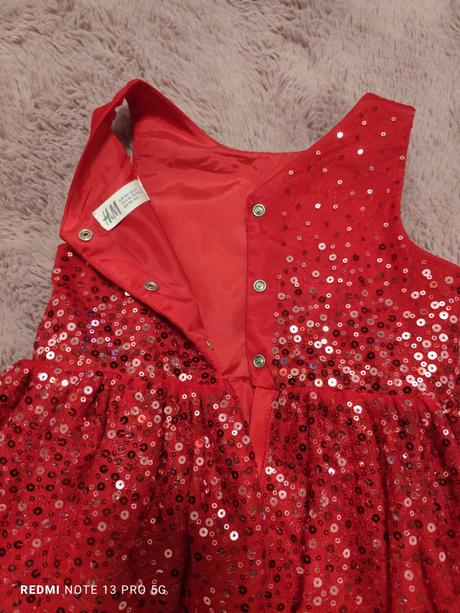 Flitrovane šaty, h&m,110