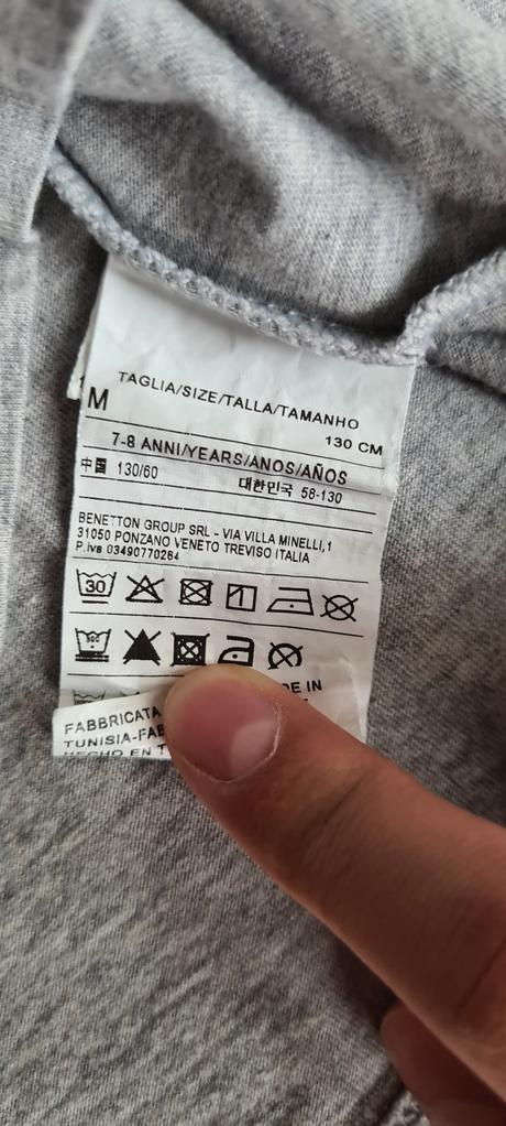 Bavlnené tričko, benetton,m