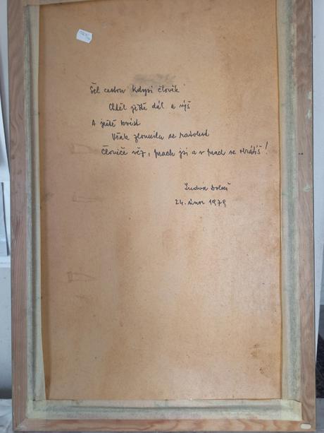 Ludvik dobeš olejomalba umierajuci strom, 