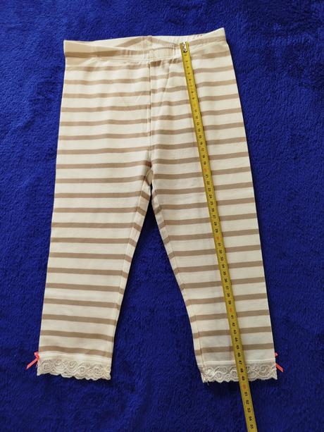 Trojštvrťové legíny s pásikami, h&m,122