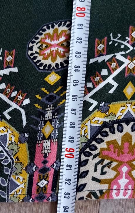 Tmavozelené vzorované šaty promod, promod,40