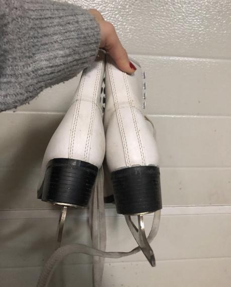 Biele ľadové korčule, botas,35