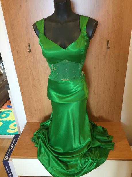 Retro saty v zelenej farbe, xs