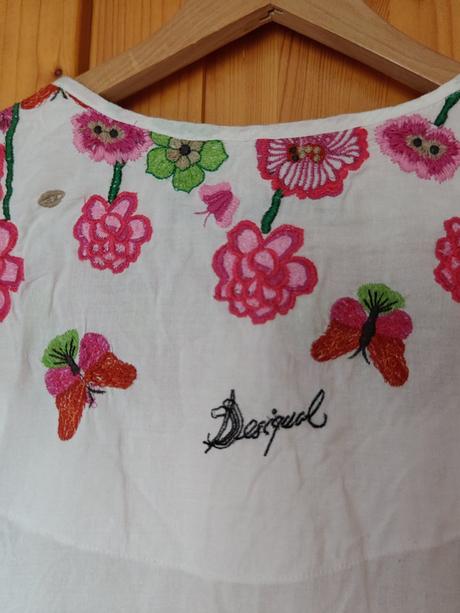 Desigual originál vyšívané letne minišaty, desigual,m