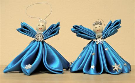 Vianočná dekorácia - anjeličkovia rôzne farby, 