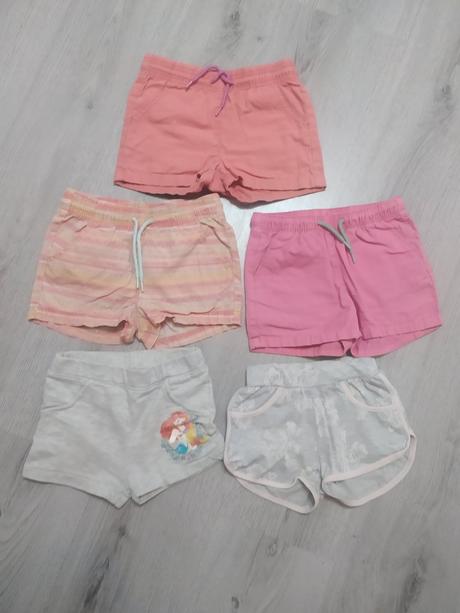 Balík krátkych nohavíc 110-116, lupilu,110