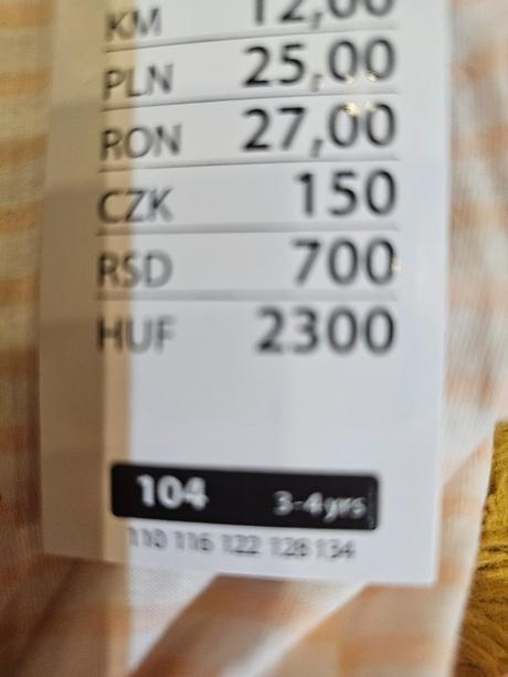 Letné šaty 104, pepco,104