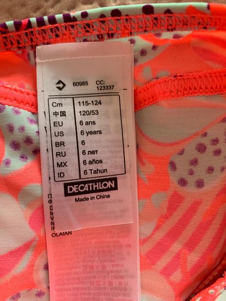 Plavky decathlon-nové, decathlon,116