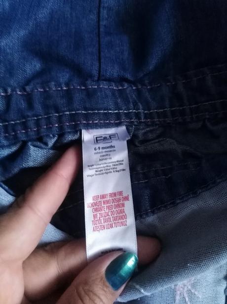 Riflove nohavice na traky, f&f,74