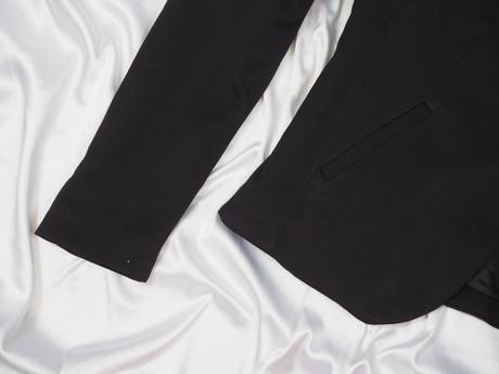 Kvalitné čierne sako h&m, h&m,42