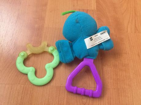 Hrkálka vtáčik + na obhrýzanie,