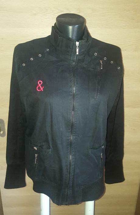 Čierna bundav. 42/44, 42