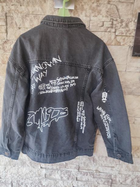 Riflová bunda, zara,140