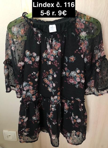 Top stav - dievčenská tunika/blúzka na 5-6 r., lindex,116