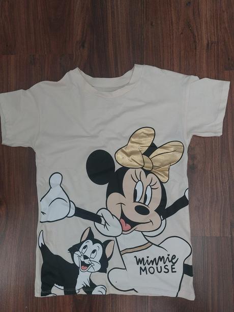 Dievčenské tričko a kraťasy, h&m,128