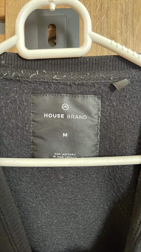 Čierna pánska mikina s nápisom, house,m