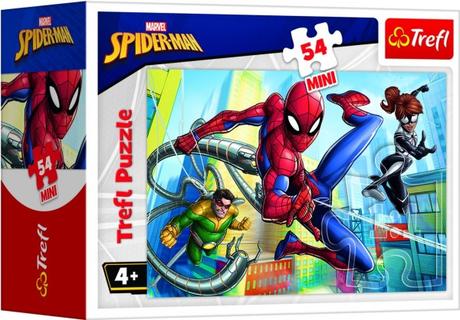Mini puzzle spiderman - celá sada (54 ks/bal.),