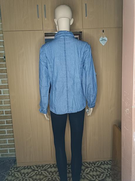 Riflová košeľa, s