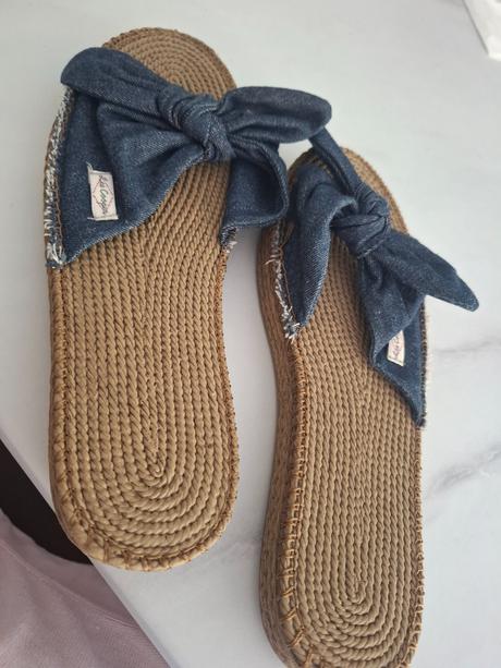 Espadrilkové šľapky s mašľou zn.leecooper-nepoužit, lee cooper,37