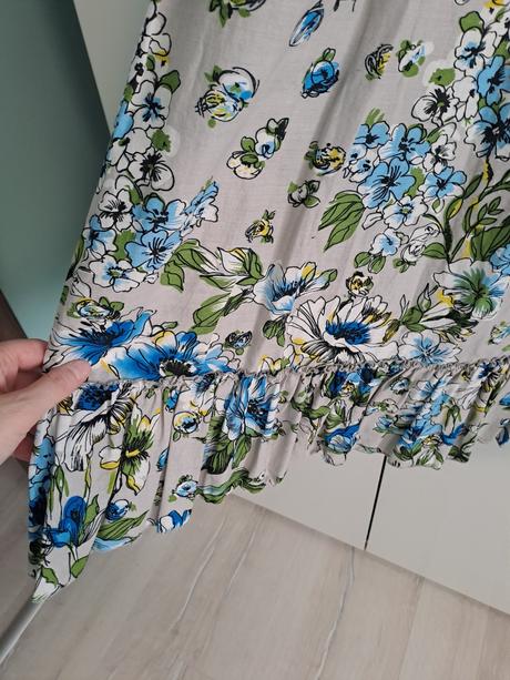 Kvetinkové bavlna šaty, 