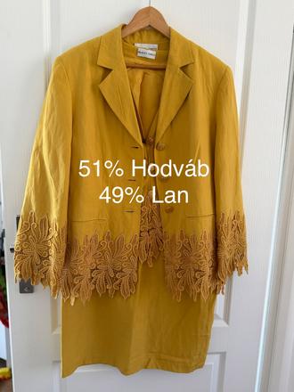 Jedinečný 3-dielny vintage komplet blacky dress, 42