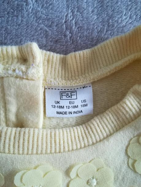 Žltý sveter veľ.86, f&f,86