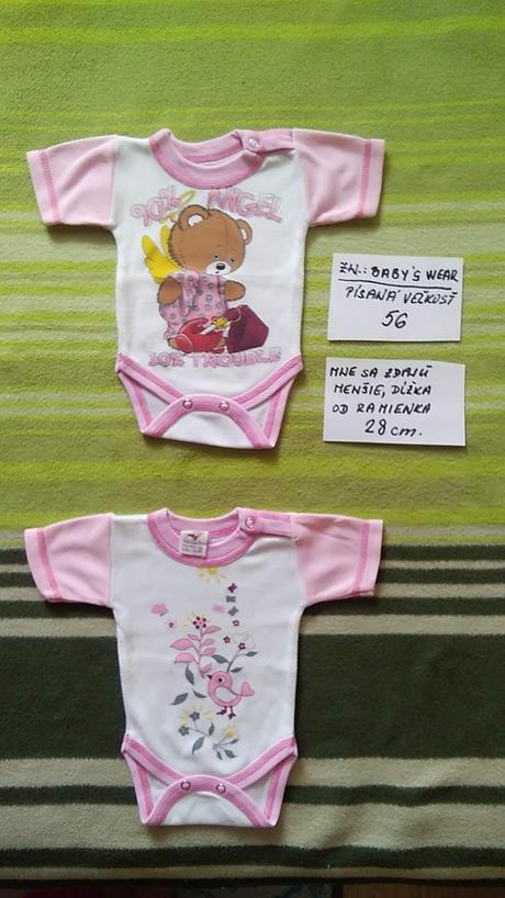 Dievčenské body zn.babys wear veľ.50, 50