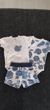 Supravicka zavinovacie body+kraťasy, 62