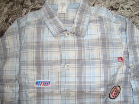 Košela roll up rukáv, baby club,92