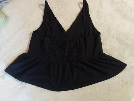 Čierny top, reserved,l