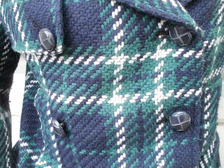 Sáčko s odnímateľným kožušinovým golierom, m