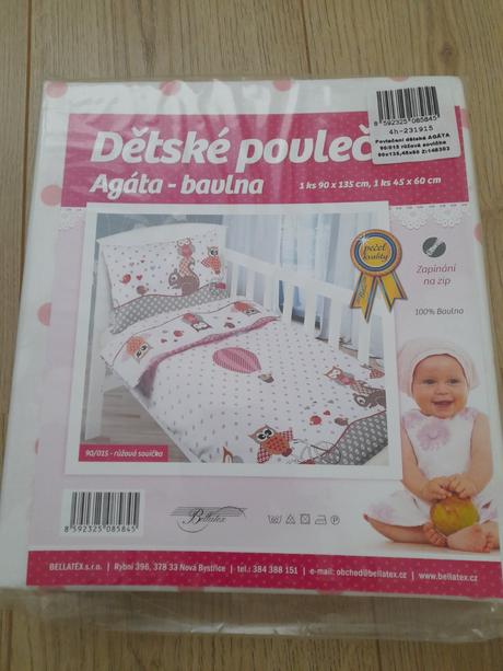 Detské postelné prádlo, šírka (cm): 90,dĺžka (cm): 135