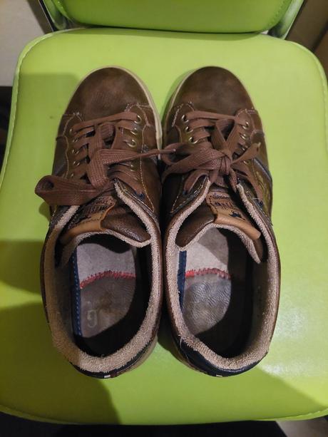 Koženné topánky mustang, mustang,41