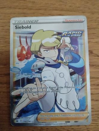 Pokemon karta siebold, 